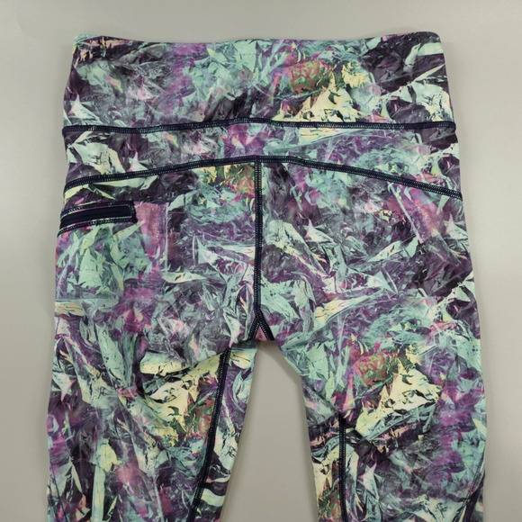 Lululemon Inspire Crop Leggings Womens 6 Iridescent Multi All Full-On Luxtreme - Picture 7 of 16